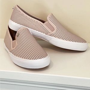 Michael Kors Perforated Blush Pink/Nude Slip on Sneakers, Size 9